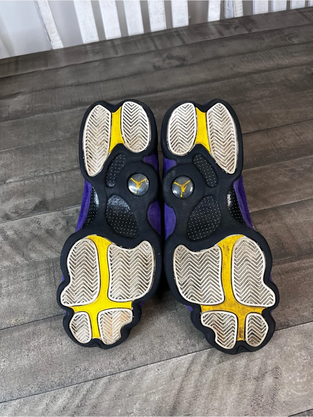 Nike Air Jordan 13 Lakers Purple OG Sneakers Size 10.5